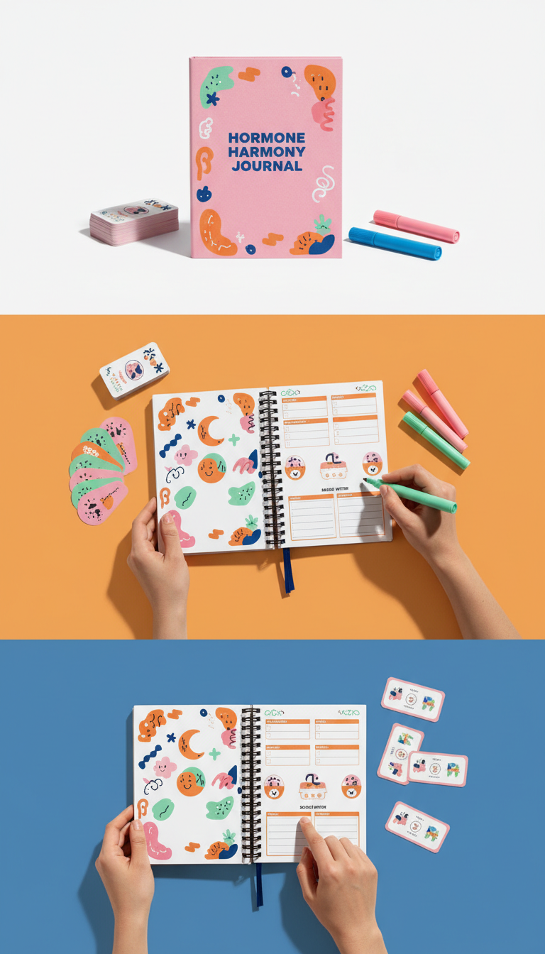 Symptom Tracker Journal With Mood Stickers